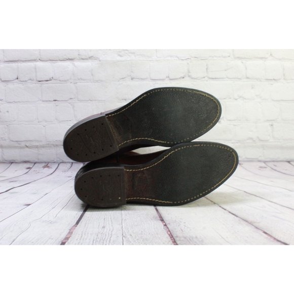 Vintage Red Wing Brown Leather Pull on Western Cowboy Work Boots Size 9.5 E - Picture 9 of 9